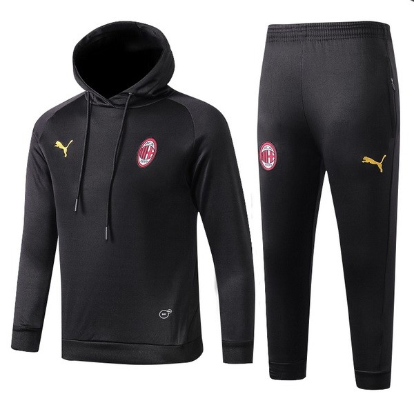 Chandal Del Niños AC Milan 2018-2019 Negro